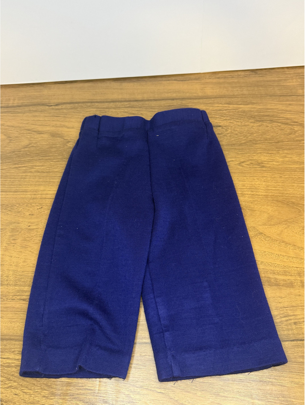 Vintage Tiny Tots Baby Pants 12 Months Navy Blue Pull-On Infant Trousers